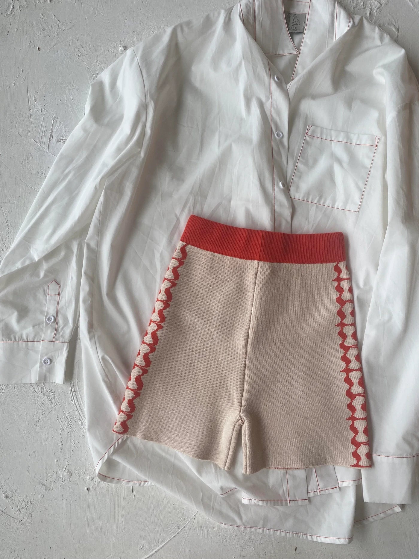 By Billie women Wave Short RED