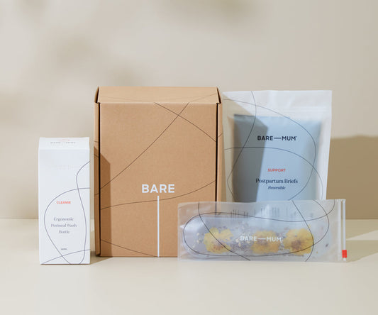 Bare Mum Postpartum kit The Bare Essentials