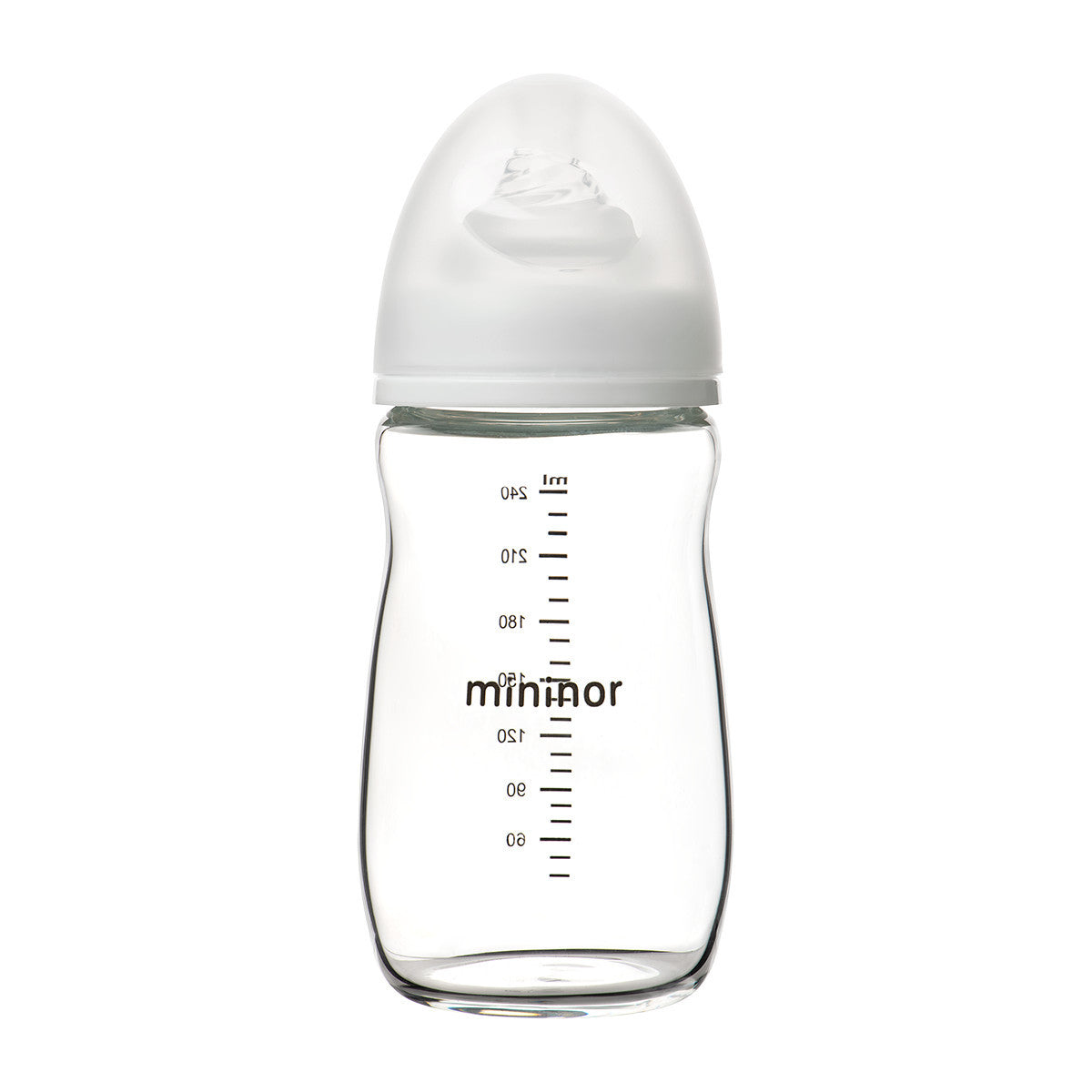 Glass feeding bottle