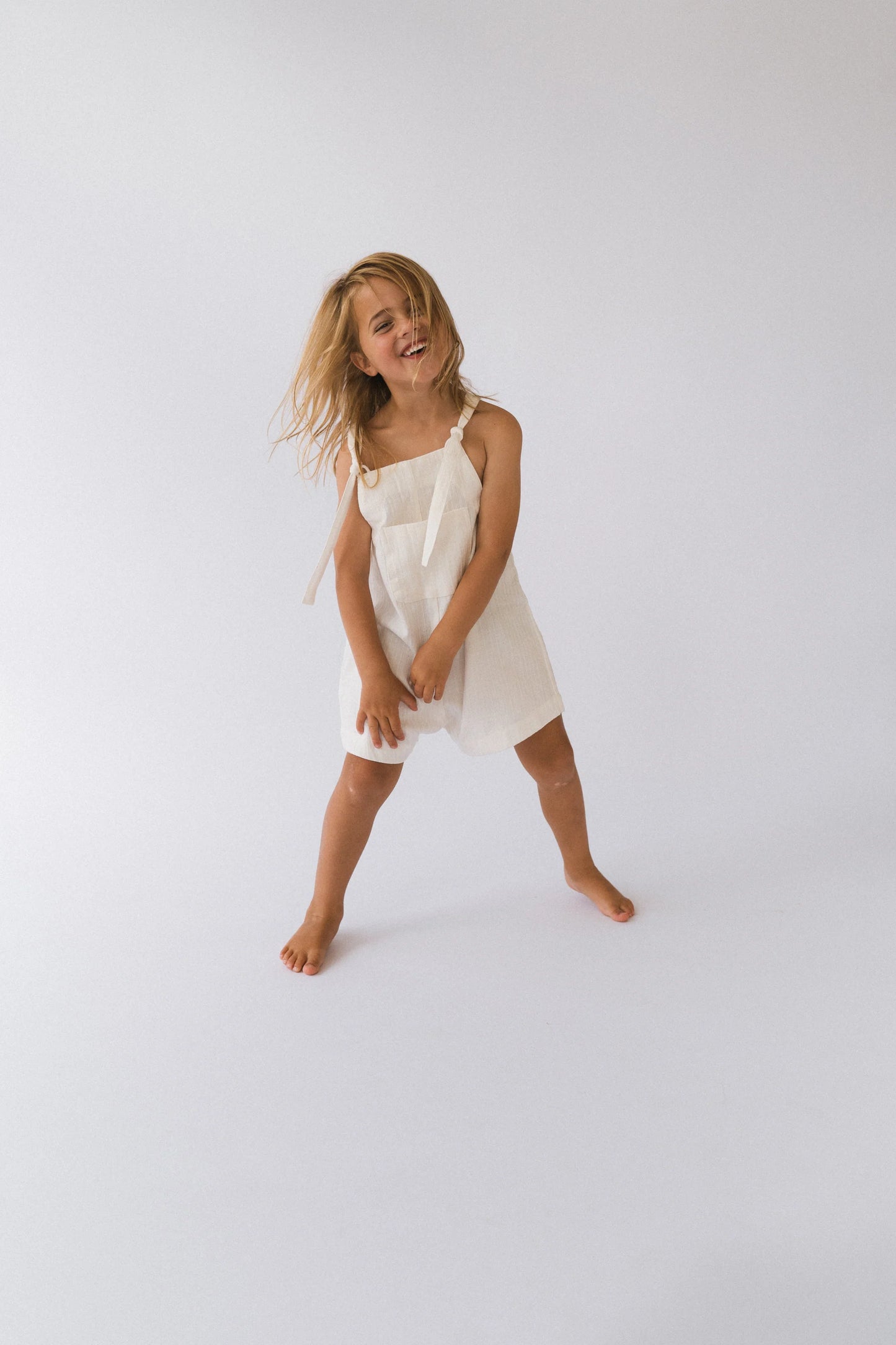 Short Marlow Overalls | White