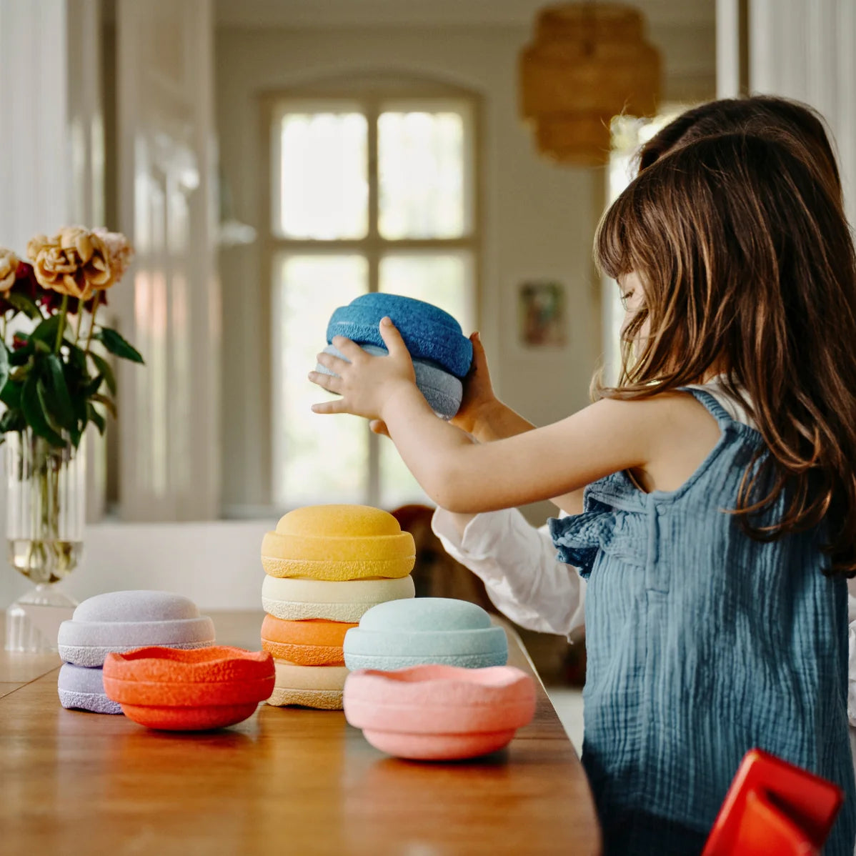 Balance Stepping Stones | Original Mini | Set of 6 Rainbow