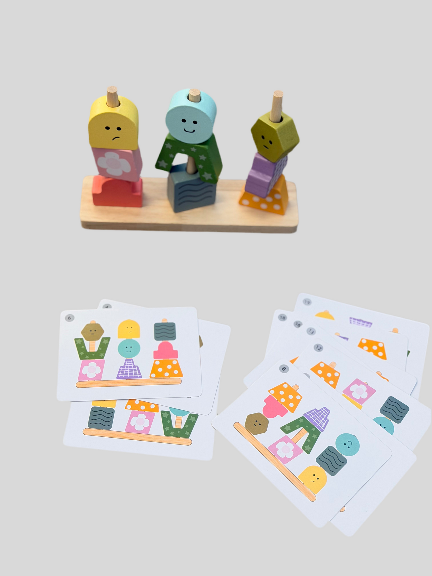 Wooden Emotion Stackers