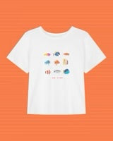 Go Fish Tee - White