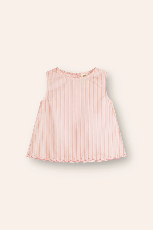 Nora Blouse | Pink Stripe
