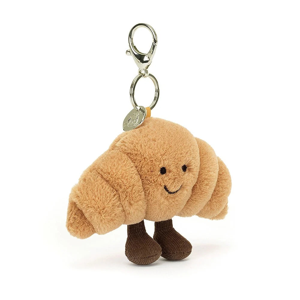 Jellycat Amuseable croissant key ring