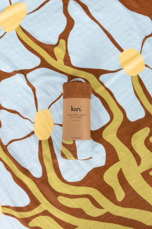 Organic Muslin Swaddle - Fleur (Limited Edition)