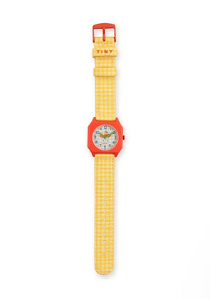 Mini Kyomo Watch Vichy Yellow Chiringuito