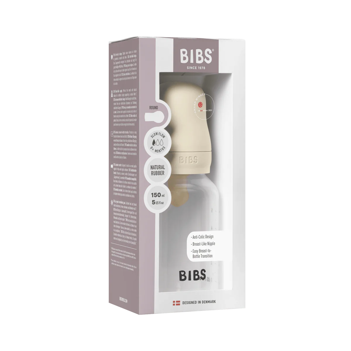 BIBS Baby Bottle Complete Set 150ml Latex