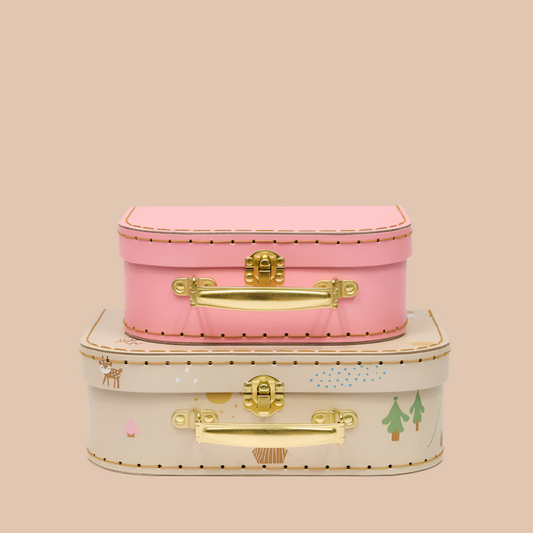 OYOY Mini Suitcase Deer & Duck Set of 2