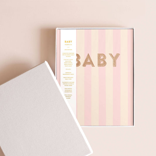 Baby Book Petal Stripe Boxed