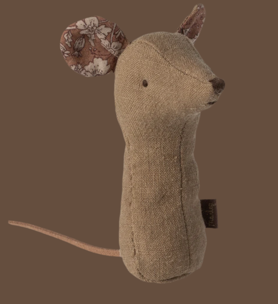 Maileg Rattle - Rhino or Mouse