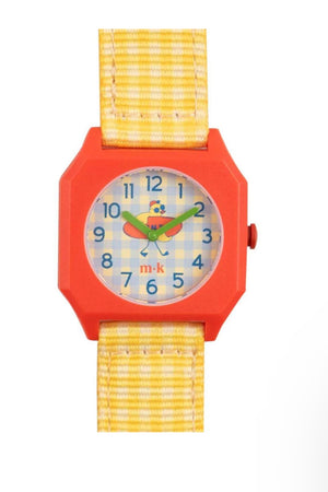 Mini Kyomo Watch Vichy Yellow Chiringuito