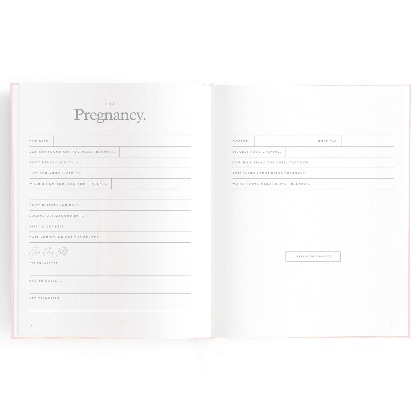 Baby Book Petal Stripe Boxed