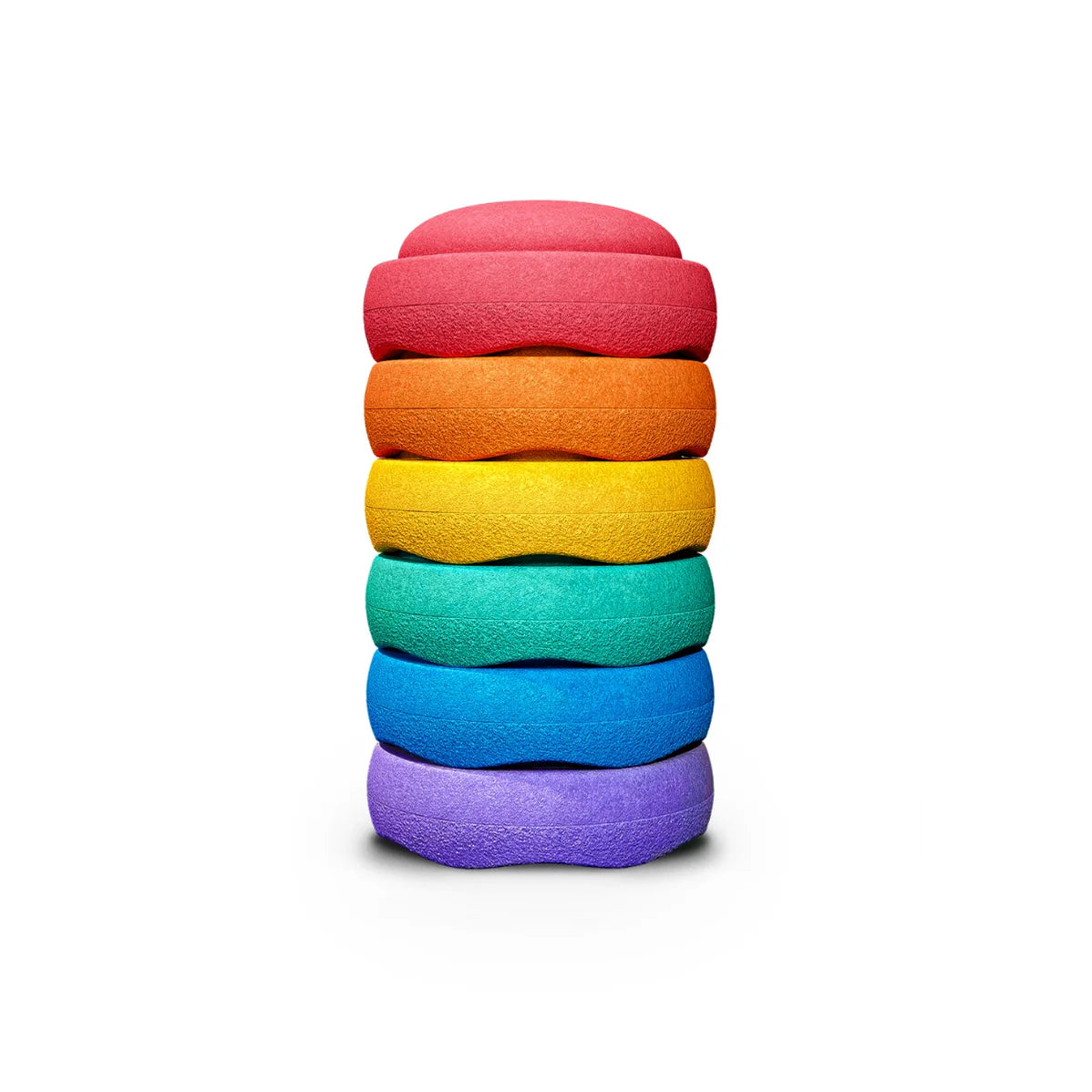 Balance Stepping Stones | Original Mini | Set of 6 Rainbow
