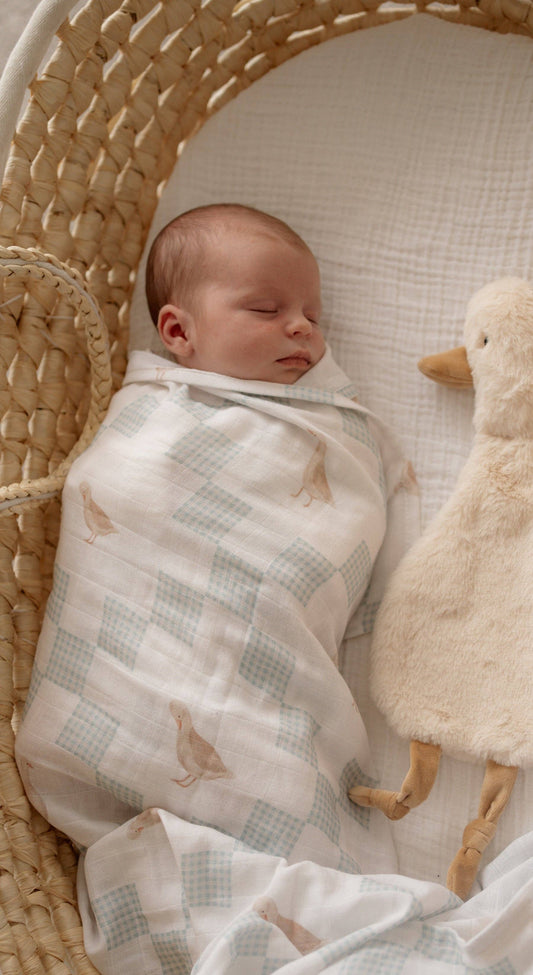 Pop Ya Tot Goosey Gander Swaddle Wrap