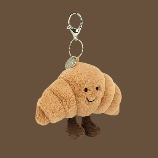 Jellycat Amuseable croissant key ring