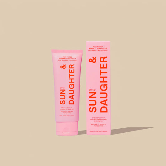 Sun & Daughter Pink tinted Mineral Sunscreen