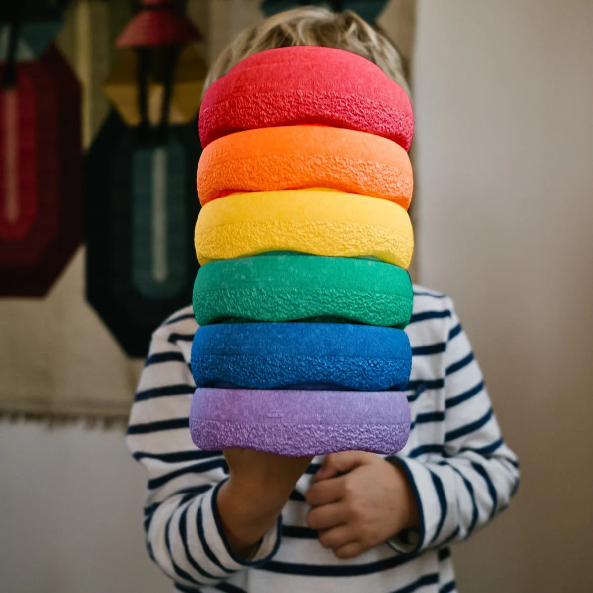 Balance Stepping Stones | Original Mini | Set of 6 Rainbow