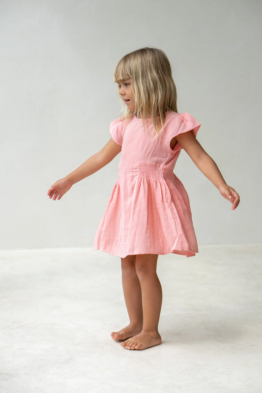 Blossom Dress - Coral