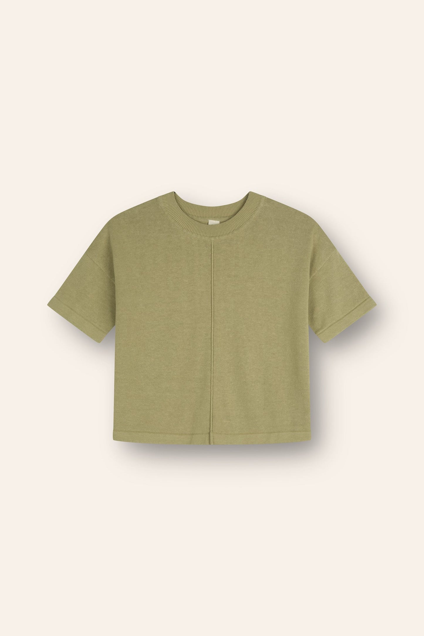Lightweight Knit Tee | Moss