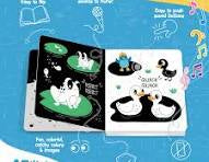 Ditty Bird Black and White Animals USB-C Rechargeable Book