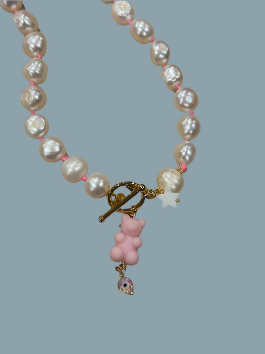 Baroque Neon Knots + Gummy Charm | 45cm