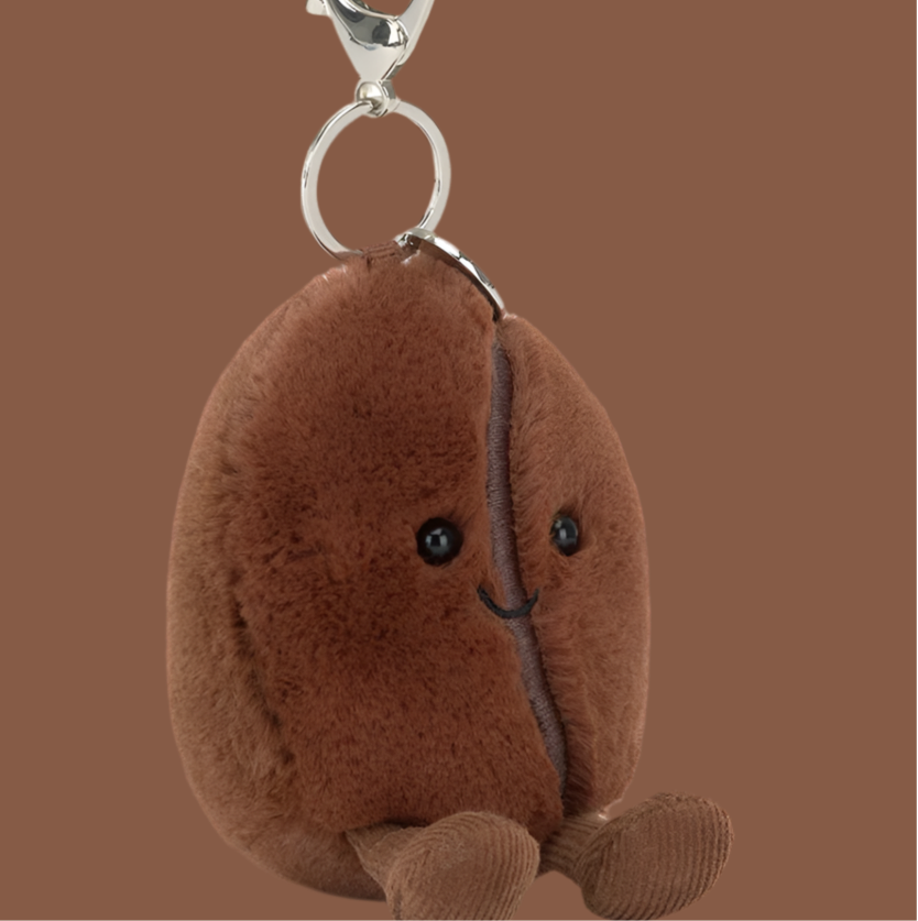 Jellycat Amuseables Coffee bean keychain