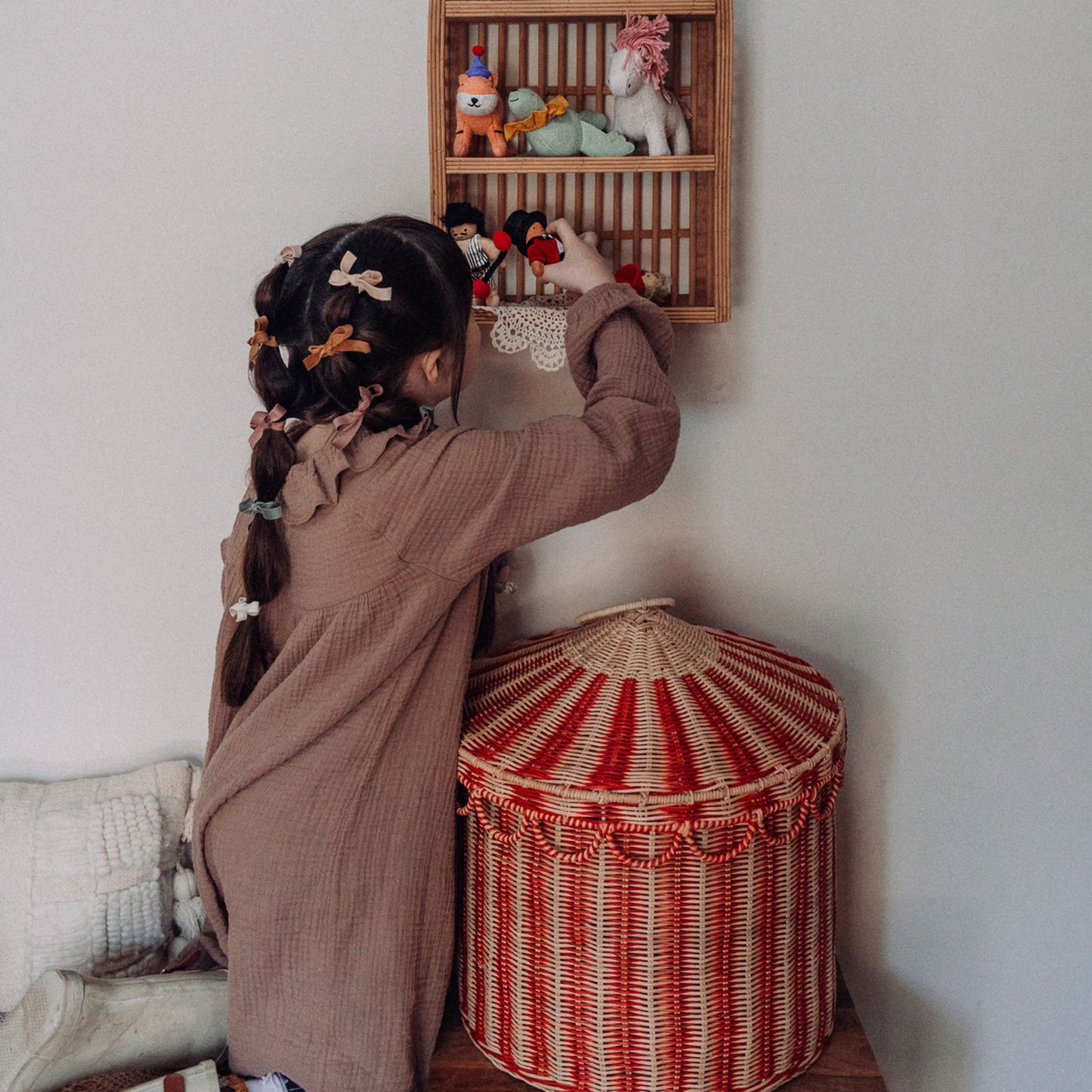 Rattan Circus Basket