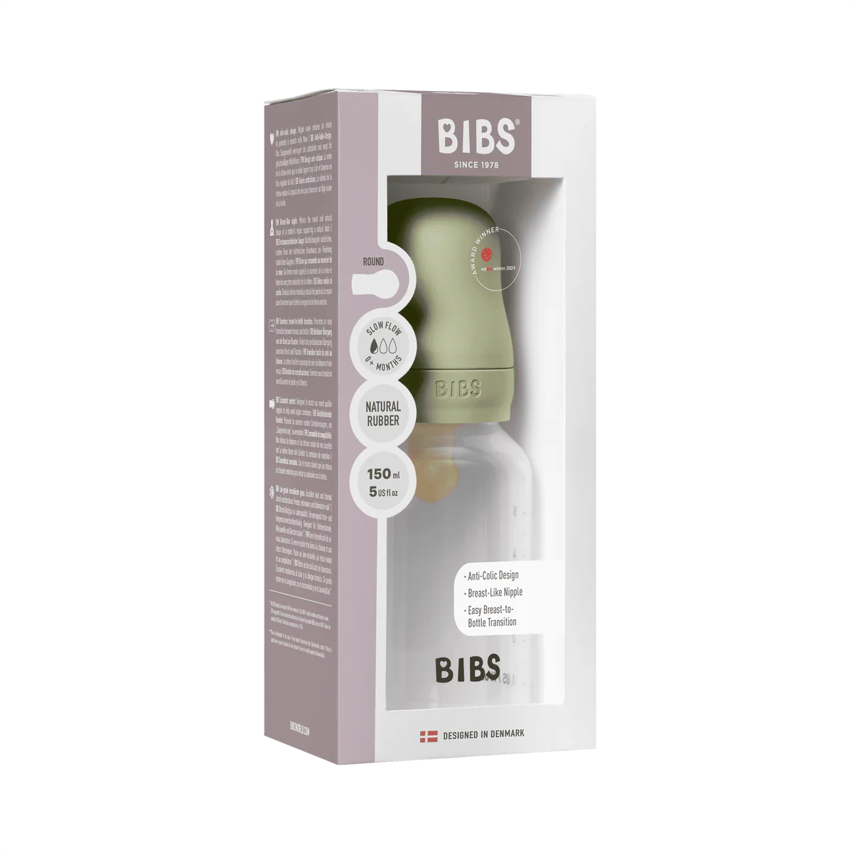 BIBS Baby Bottle Complete Set 150ml Latex