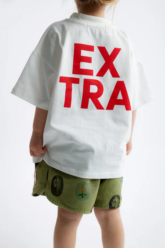Logo T-shirt White/Red