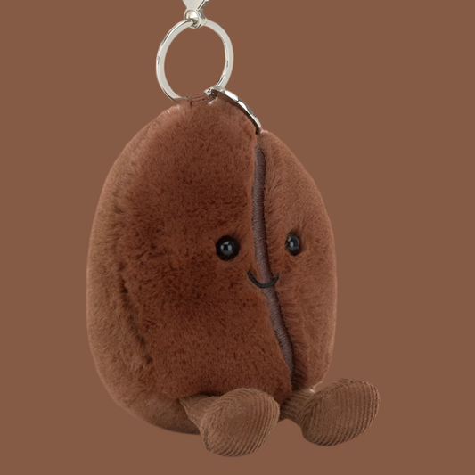 Jellycat Amuseables Coffee bean keychain