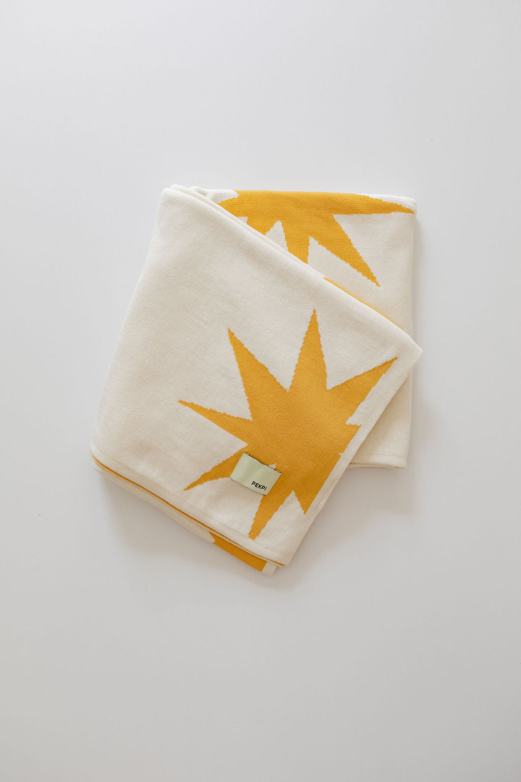 Pekpi Knitted Organic Baby Blanket - Sunburst