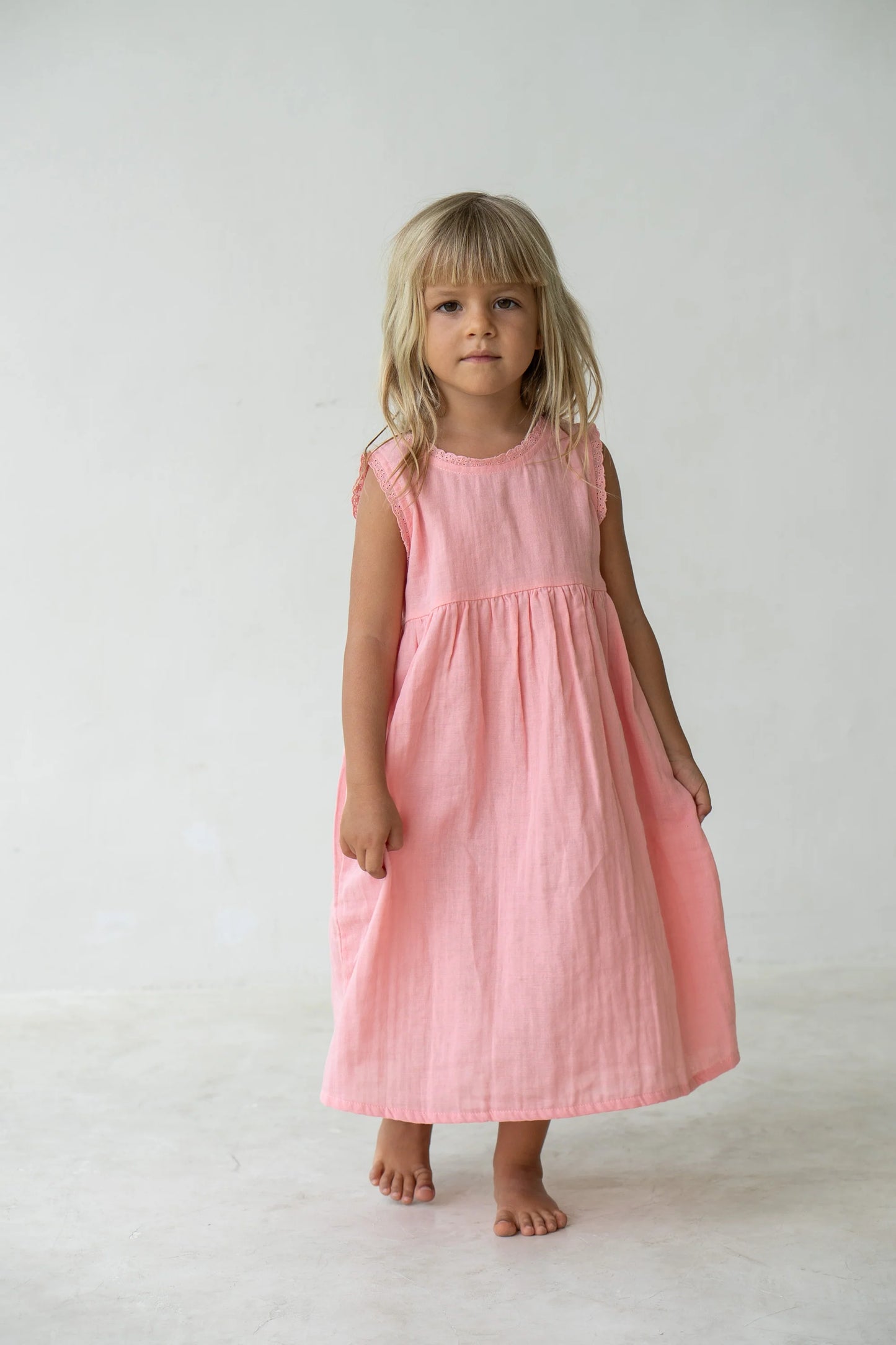 Eden Dress - Coral