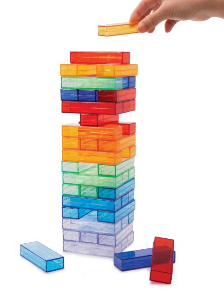 TUMBLING BLOCKS MULTI-COLOURED TOWER