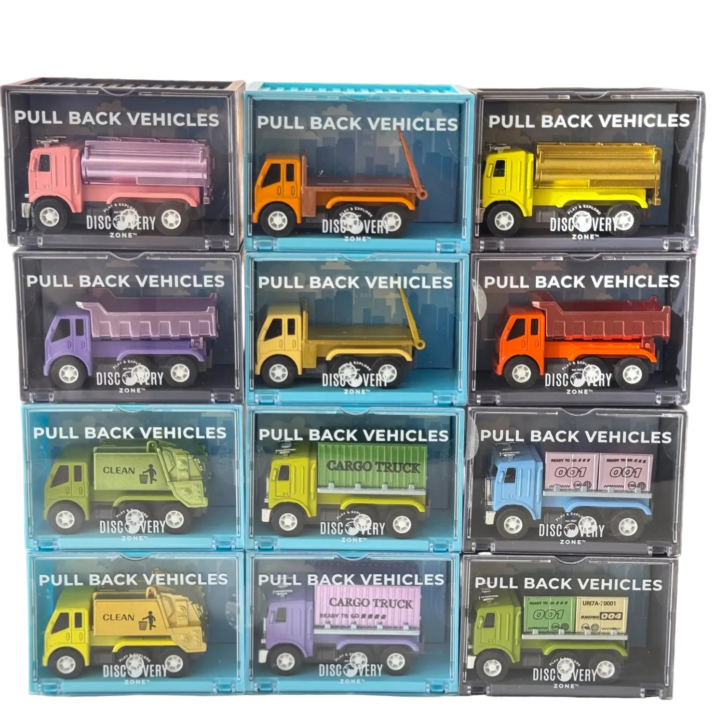 Discovery Zone Pull Backs Vehicle In Container