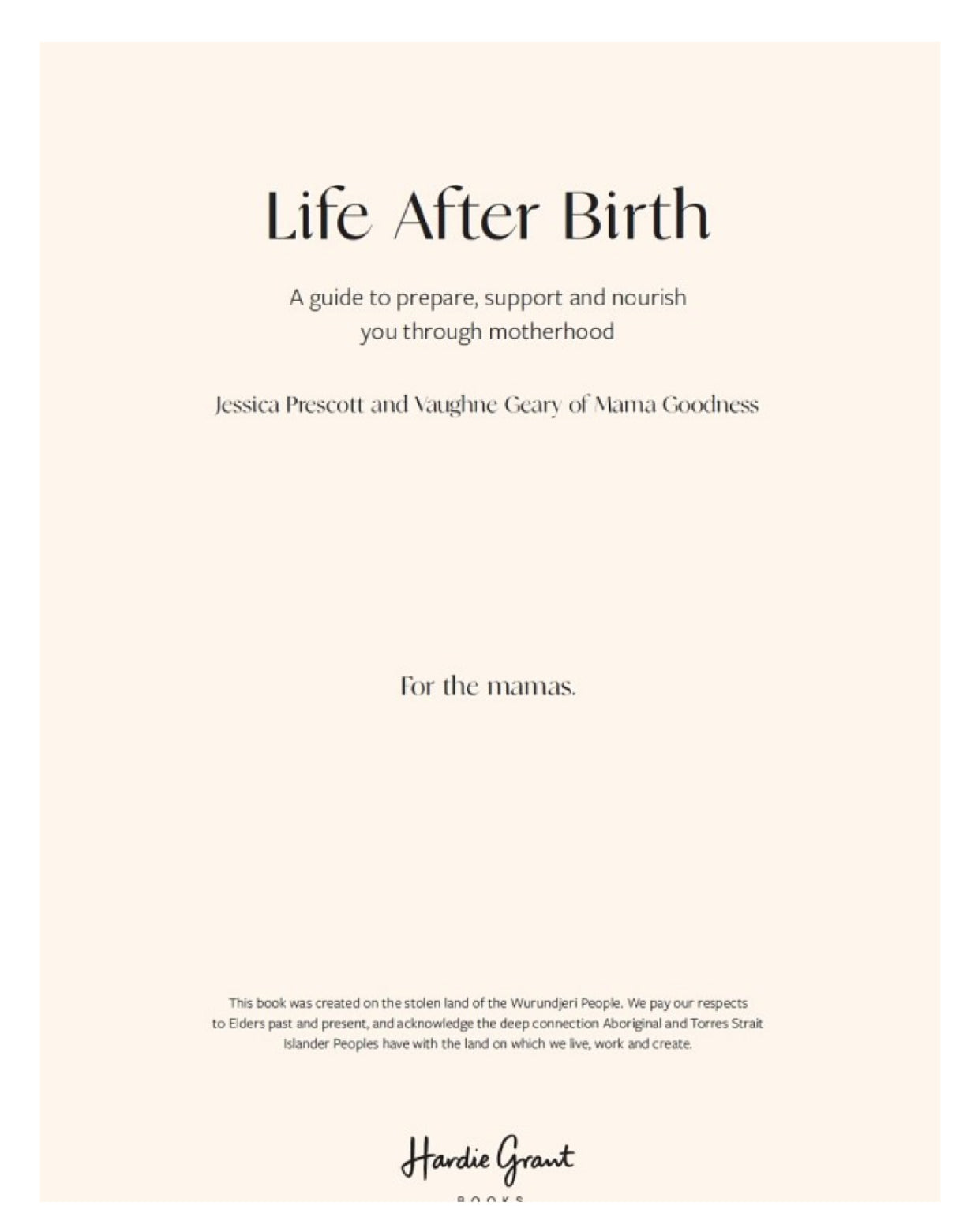 Book - Life After Birth