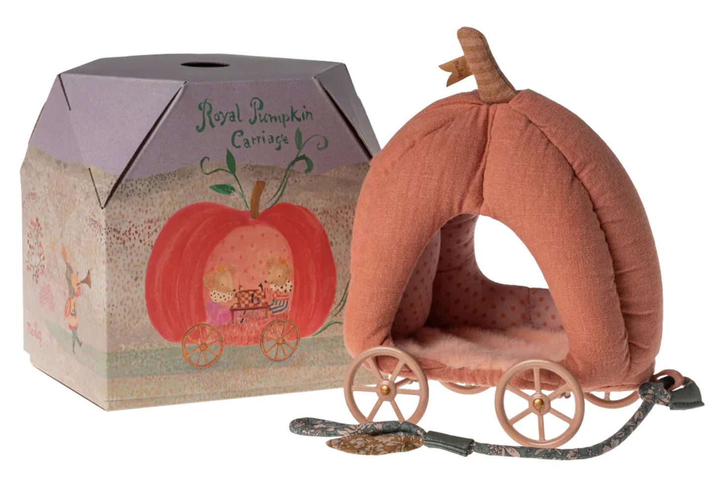 Maileg Pumpkin Carriage Mouse