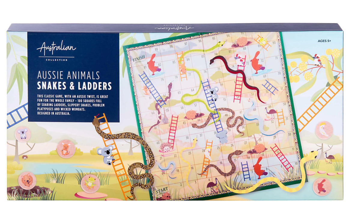 Aussie Animals Snakes & Ladders Game
