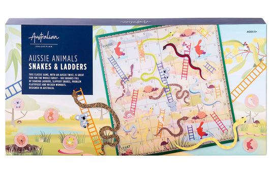 Aussie Animals Snakes & Ladders Game