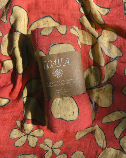 Loaila Coral Bloom Wrap