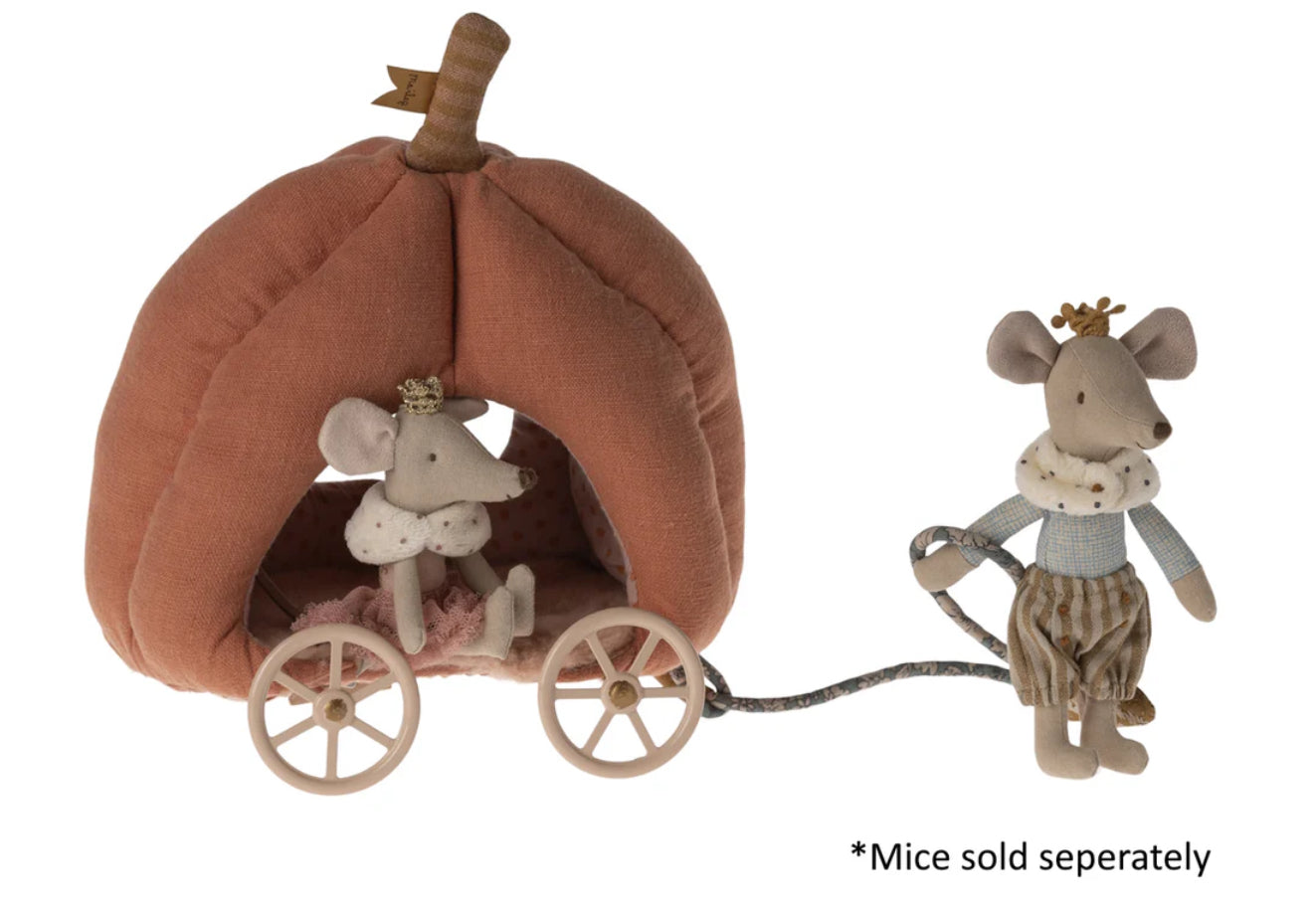 Maileg Pumpkin Carriage Mouse