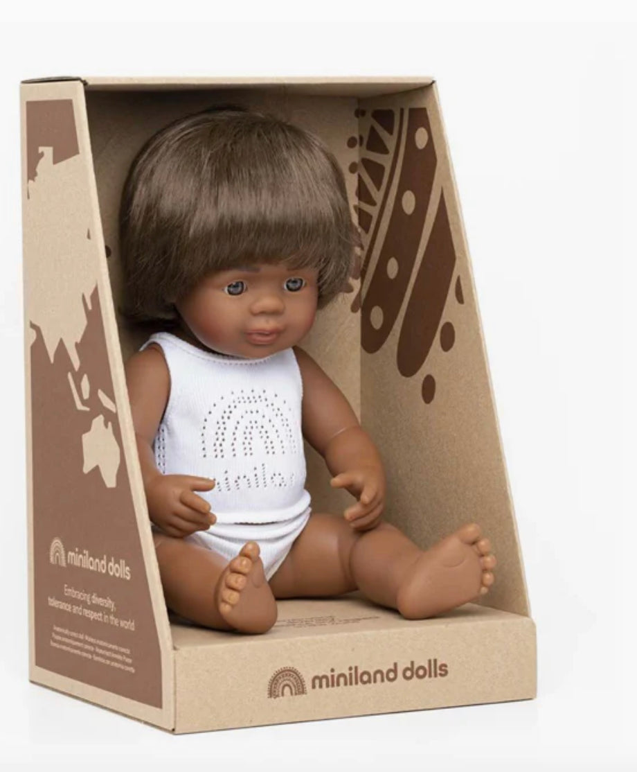 MINILAND - Australian Aboriginal boy - 38CM