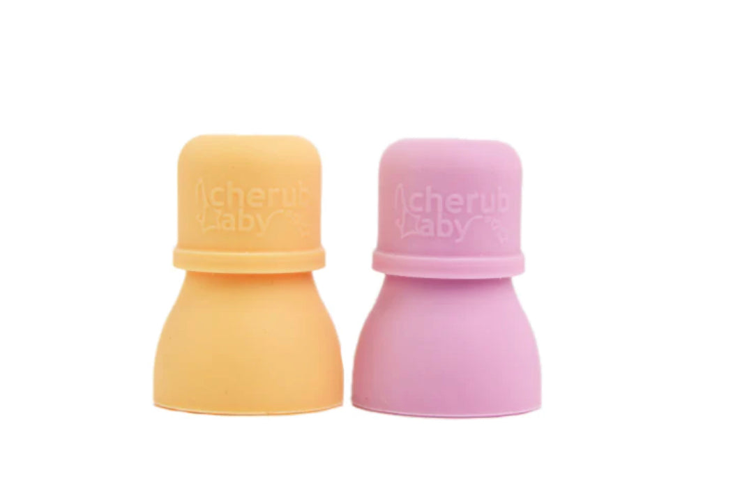 Cherub - silicone food pouch spouts - 2 packs