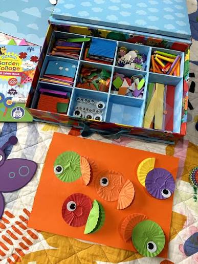 Garden Collage Sensory Craft Box