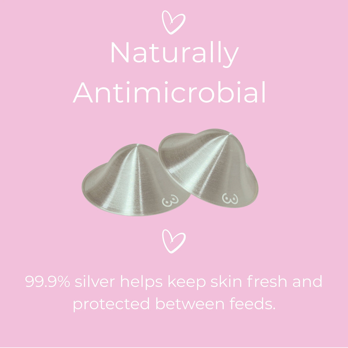 Pure Silver Nursing Cups