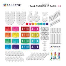 Connetix Bright Ball Run 114 Piece