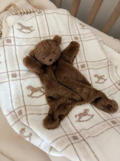 Pop Ya Tot Little Ted Comforter Toy