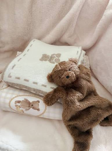 Pop Ya Tot Little Ted Comforter Toy