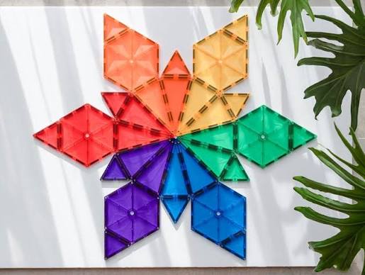 Connetix Rainbow Geometry Pack 30 Pieces