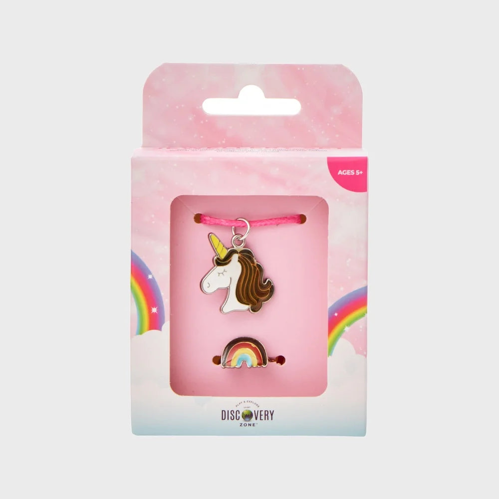 Discovery Zone Mood Ring and Necklace Set